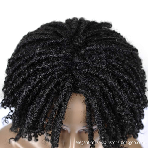 Wholesale Braided Wigs High Quality Ombre Colours Natural Women Black Wig Vendor Ombre Fiber Synthetic Braid Hair Wigs